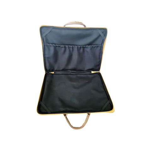 interior laptop bag on a white background