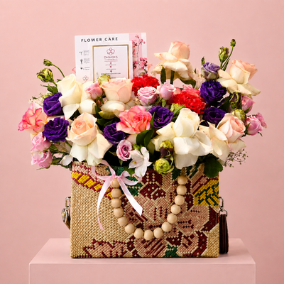 Amparo Floral Arrangement | Artisan Handbag