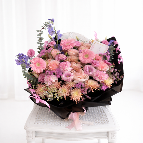 Luxury Pastel Mixed Flower Bouquet